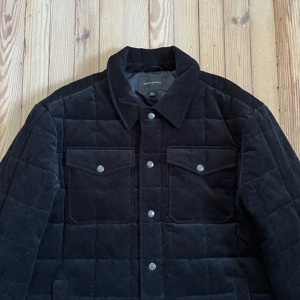 Banana Republic quilted corduroy